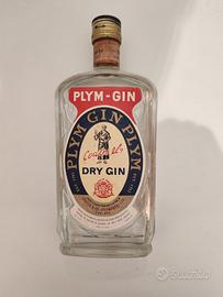 bottiglia plym gin vintage  mai aperta livello liq