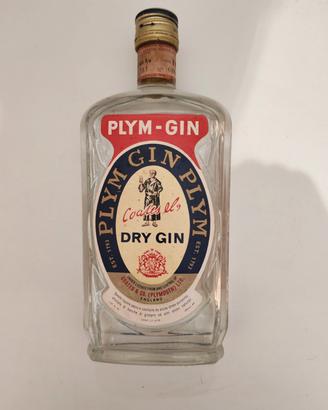 bottiglia plym gin vintage  mai aperta livello liq