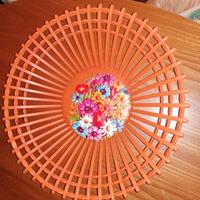 Cestino Centrotavola vintage Moplen in plastica 