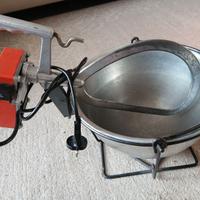 Paiolo polenta con motore elettrico