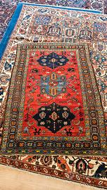 Tappeto orientale vintage Kazak  annodato a mano