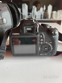 Fotocamera Canon EOS 1100D + obiettivo Tamron+bag