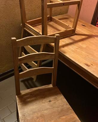 Tavolo Ikea con sedie