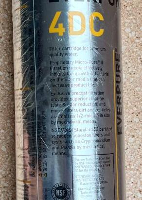 Coppia cartuccia filtro acqua EVERPURE 4DC (4C2)