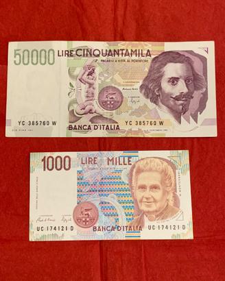 Carta moneta della lira