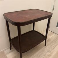 Tavolo side table stile vintage inglese Kohn