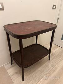 Tavolino side table stile vintage inglese Kohn