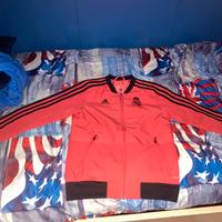 Felpa Adidas Real Madrid Red Edition-Stile Passion