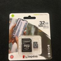 Scheda Micro SD 32Gb Kingston