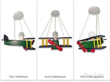 LAMPADARIO PHILIPS  AEREOPLANO CAMERETTA