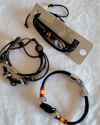 Set BRACCIALETTI cuoio