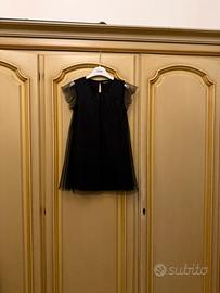Abito nero elegante bambina 8 anni in Extrnso glit
