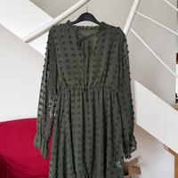 Vestito donna verde militare TG XL