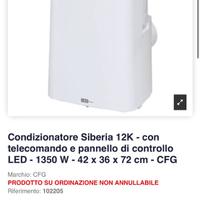 Condizionatore portatile