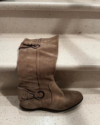 stivali scamosciati Frau 38 