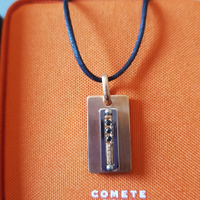 Collana Comete ciondolo unisex gioielli acciaio