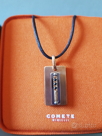 Collana Comete ciondolo unisex gioielli acciaio