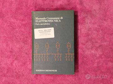 libro manuale Cremonese di elettrotecnica