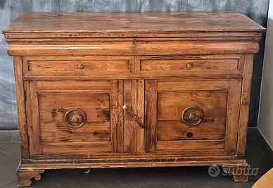 Madia/Credenza rustica antica in legno massello