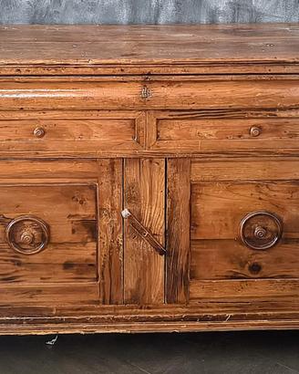 Madia/Credenza rustica antica in legno massello