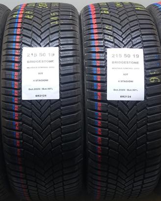 4 GOMME 215 50 19 BRIDGESTONE BR2124