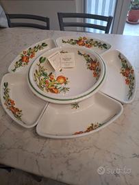 Antipastiera da 5 persone ceramica Facciolini