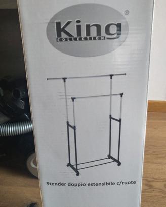 Stender doppio con ruote