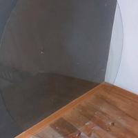Piano in vetro per tavolo tondo diametro 112cm