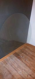 Piano in vetro per tavolo tondo diametro 112cm