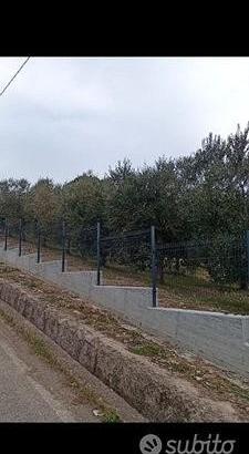 Recinzione rigida a pannelli e reti A210