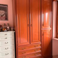 Armadio camera da letto tamburato noce chiara