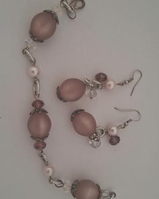Bracciale e orecchini 