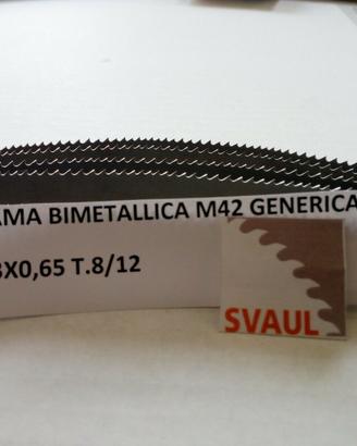 Lama sega a nastro bimetallica per taglio ferro