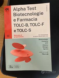 Alpha test biotecnologie e farmacia, TOLC-B,-F,-S