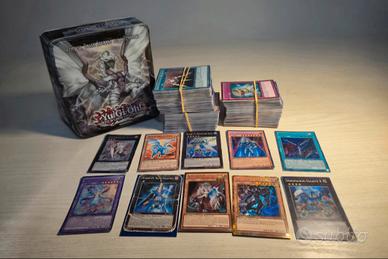 LOTTO +200 carte yu-gi-oh!+carte RARE+tin+numeri