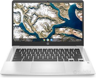 Laptop HP Plus Chromebook 14" (Argento)