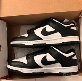 Nike Dunk Low Panda 42 Nere Bianche Nuove