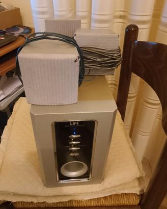 subwoofer con 3 casse