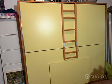 Letto a castello a scomparsa