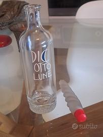 Portacandela/Vasetto e candela in vetro 