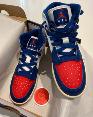 NIKE Jordan ORIGINALI - UNISEX alte Air 1 Mid N.36