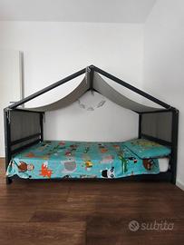Letto  montessoriano a capanna