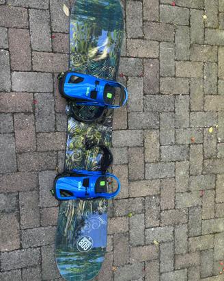 Snowboard + attacchi + scarponi