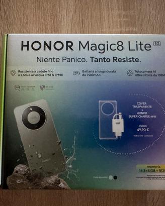 HONOR MAGIC8 LITE 8gb 512gb BLACK + cover