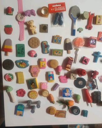 lotto 70 gomme anni 80 da collezione