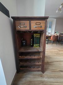 Mobile portabottiglie cantinetta