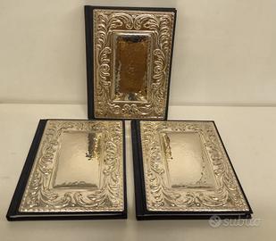 Agenda Rubrica Vintage in Argento 925