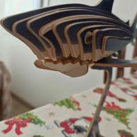 Costruzione Puzzle 3D in Legno Squalo