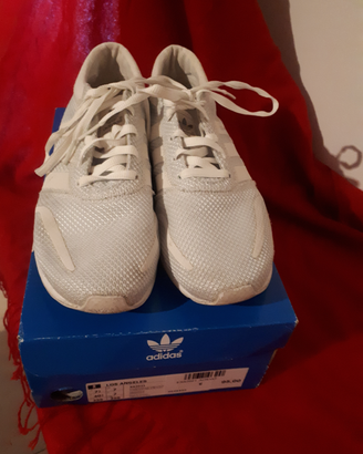 Adidas Los Angeles bianche scarpe da ginnastica