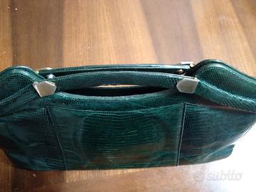 Borsa donna vintage in rettile